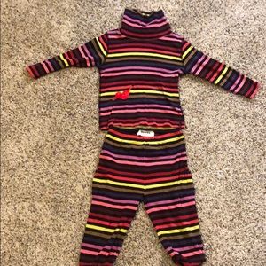 Sonia Rykiel girls matching pants and turtleneck